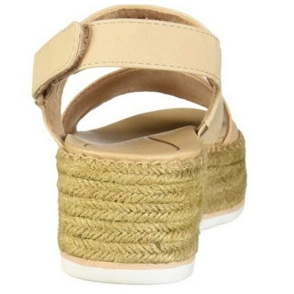 DR. SCHOLL'S NIB $69 Women's Cool Vibes Espadrille Wedge Sandal Nude Size 10M - Picture 4 of 8